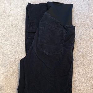 Loft Size 4 Black Corduroy Maternity Pants